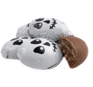 Palmer Halloween Double Crisp Chocolate Foil Skulls 5lb Bulk